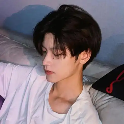 假发男短发韩版帅气男生中分发型仿真发丝蓬松自然头套男 浅棕色 护理