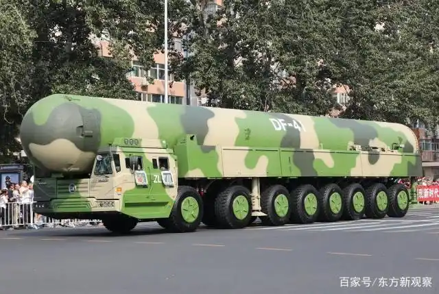 美媒:中国试射东风-41洲际导弹,系第11次