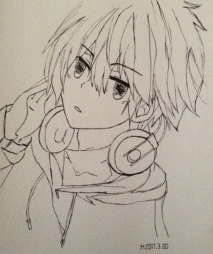 92幅二次元动漫人物临摹绘画