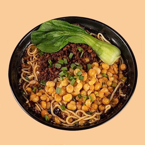 雅叔重庆小面豌杂面720g内含3份重庆特产豌豆杂酱面方便速食720g袋