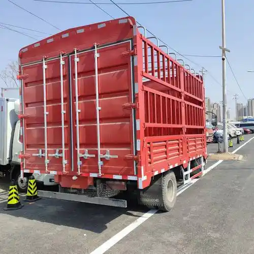 一汽解放4米2蓝牌高栏货车虎vh报价经销商地址及销售电话