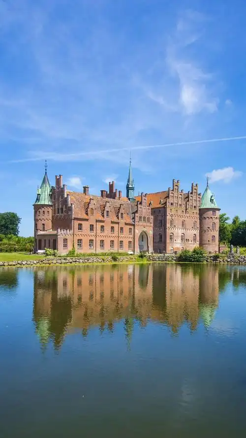 丹麦——伊埃斯科城堡,风景-手机壁纸