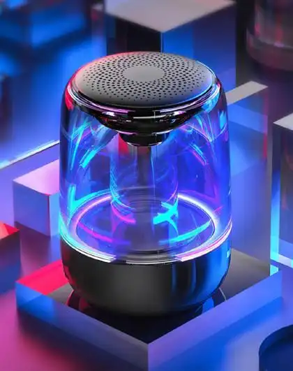手机无线蓝牙音箱七彩灯低音炮小音响迷你户外车载3d环绕发光