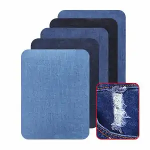 牛仔贴布补丁 无痕修复布贴膝盖缝补衣服贴 补牛仔裤补洞贴补丁贴