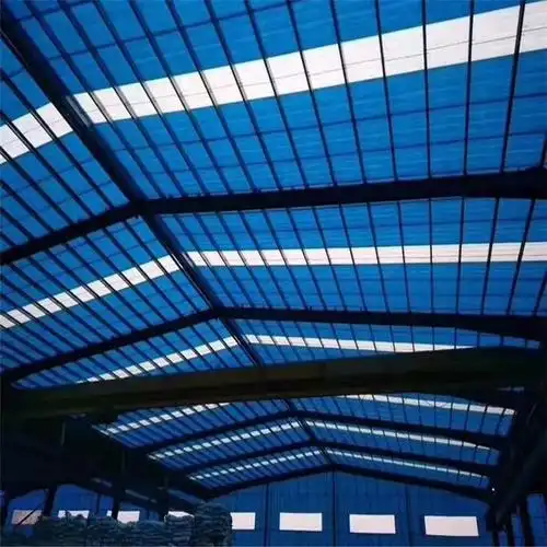 厂家批发钢边采光板玻璃钢瓦厂房屋面钢边采光板金属边采光瓦