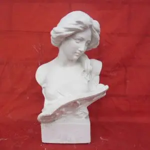 00 18人付款  淘宝 小琴女石膏像 琴女胸像人物雕塑头像素描教具雕塑