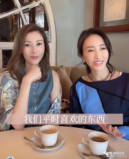 李嘉欣黎姿两大美人聚会,同是豪门阔太气质高雅,看不出是70年.