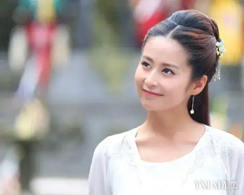 颖儿妲己剧照 白衣清纯美如仙