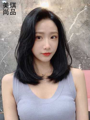 正品假发女中长发偏分刘海层次锁骨发蓬松自然韩式气质发型真发假