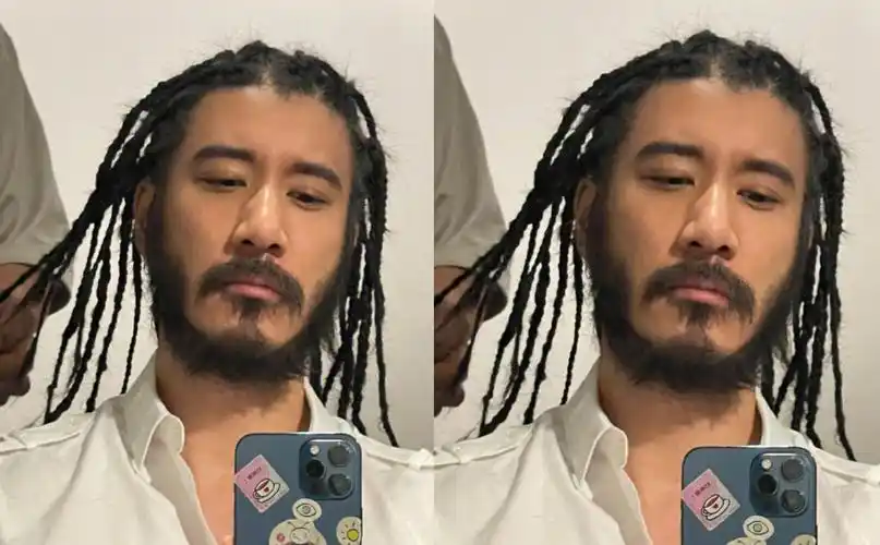 放飞自我了?王力宏45岁生日晒照,脏辫络腮胡造型狂野吓到网友