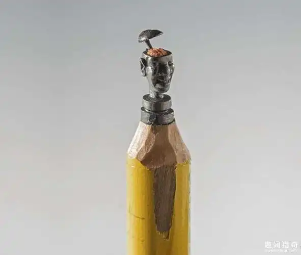 微雕艺术惊艳众人 笔芯刻出"大象全家福"