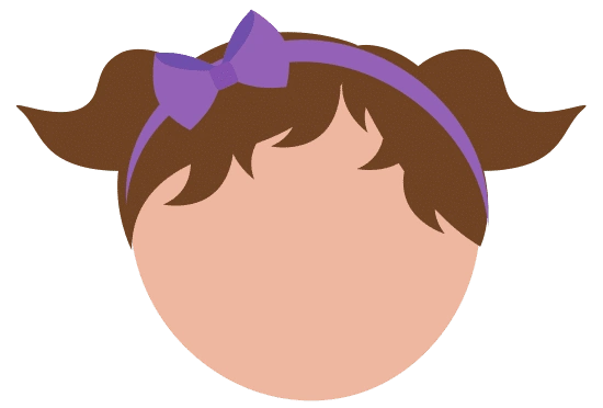 女孩表情图标 girl face icon