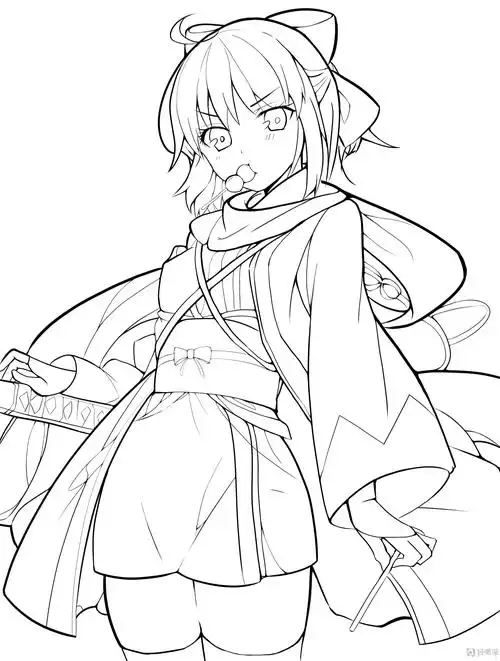 主线与辅线的练习 —人物线条的基础训练 举报