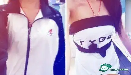 【组图】学校发半透明校服 内衣若隐若现 女生害羞拒绝穿衣