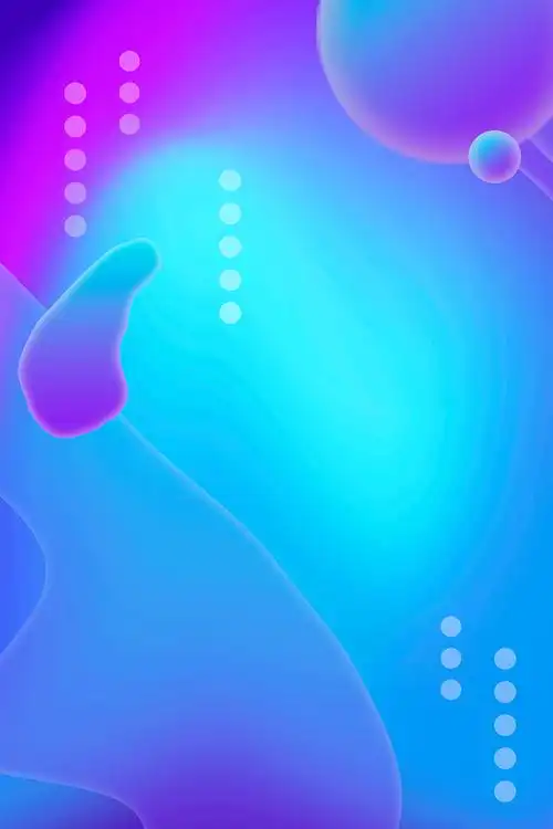 浪漫蓝紫色流体渐变2渐变流体背景色彩奥美linda