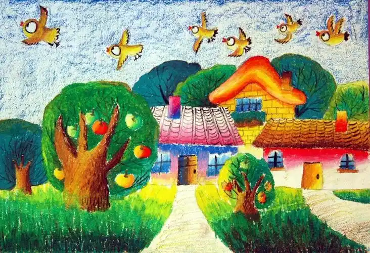 儿童画欣赏 - 美美 - 山师附小齐鲁合作学校三年级一班