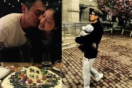 朱亚文一家三口生活照 妻子女儿齐上镜