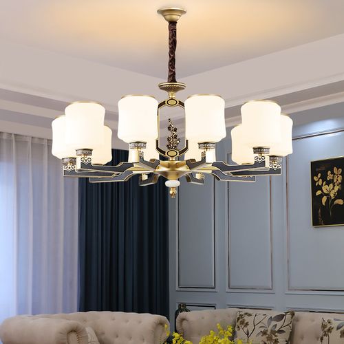 中式雷士灯具现代禅意简约锌合金led客厅照明客厅吊灯