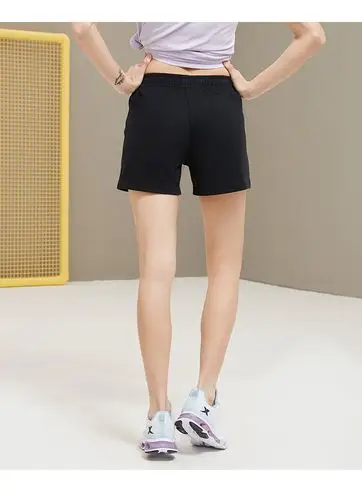 特步运动裤短裤女夏季针织休闲热裤健身休闲裤子官方旗舰