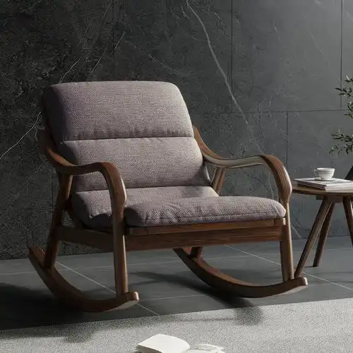 沙发北欧实木躺椅阳台家用单人卧室休闲午睡折叠椅