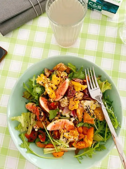 今天的无花果蔬菜沙拉