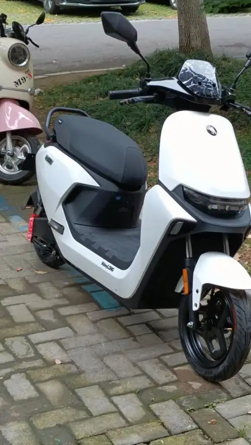 九号电动车怎么样 车子前脸非常有战斗感,座椅舒适._什么值得买