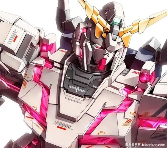 求该图中的独角兽高达全身照,必须是和图中一个姿势的