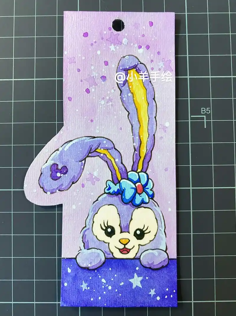 星黛露来喽|手绘书签|简笔画过程.可可爱爱的星黛露和星星更配 - 抖音