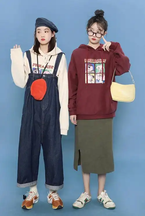 闺蜜装各有千秋才好看,减龄cp 穿搭,吸睛又青春活力