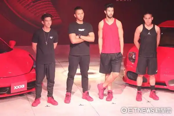 jordan 32代记者会,修杰楷,陈建州,简浩,陈盈骏.(图/记者魏立信摄)