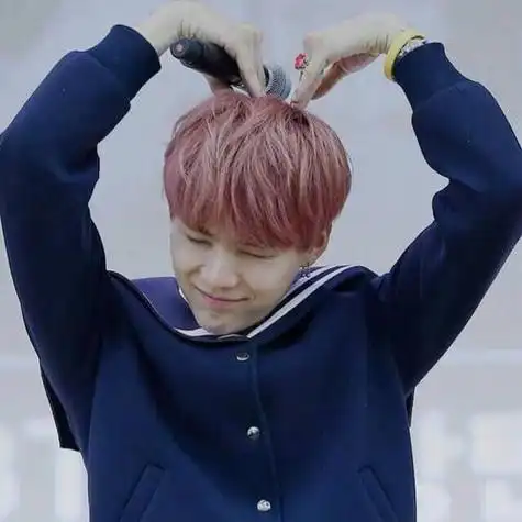 防弹少年团闵玧其爱豆比心图头像可爱