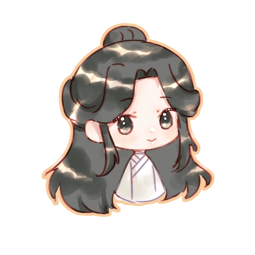 天官赐福花怜q版墨香铜臭绘画作品