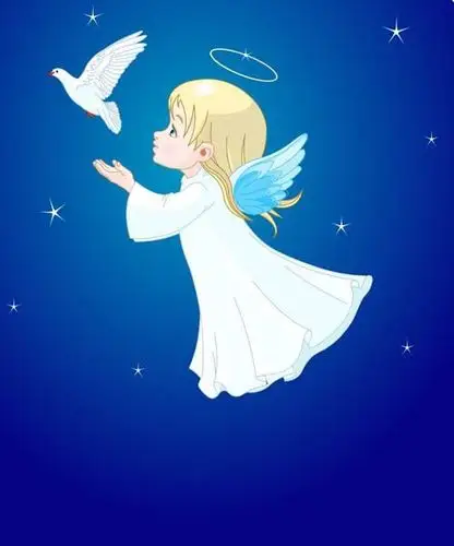 小芬奇创意美劳正宇合作园绘画作品～《天使,天使》