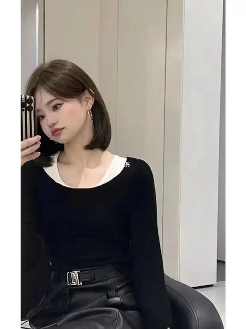 百搭款减龄落肩发