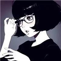 好看短发戴眼镜的卡通女孩头像萌图片