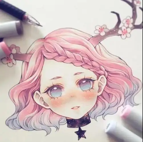 马克笔手绘十二星座头像快来pick你的星座吧