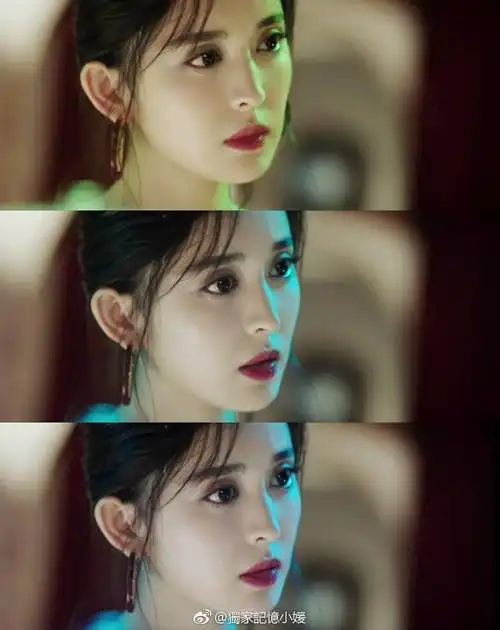 《风暴舞》古力娜扎风格大变,黑发红唇颜值爆表,御姐风圈粉无数