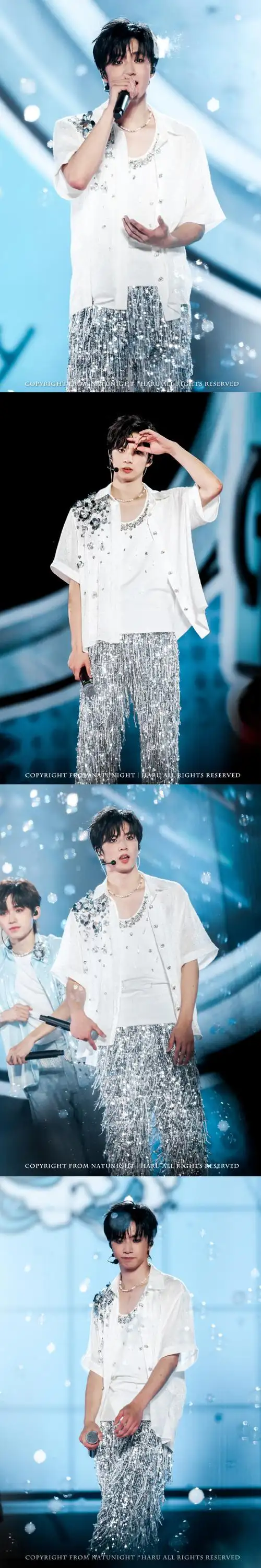 今日星拍放送##刘耀文唱情歌朝着满月的方向哭了##腾讯音乐由你榜