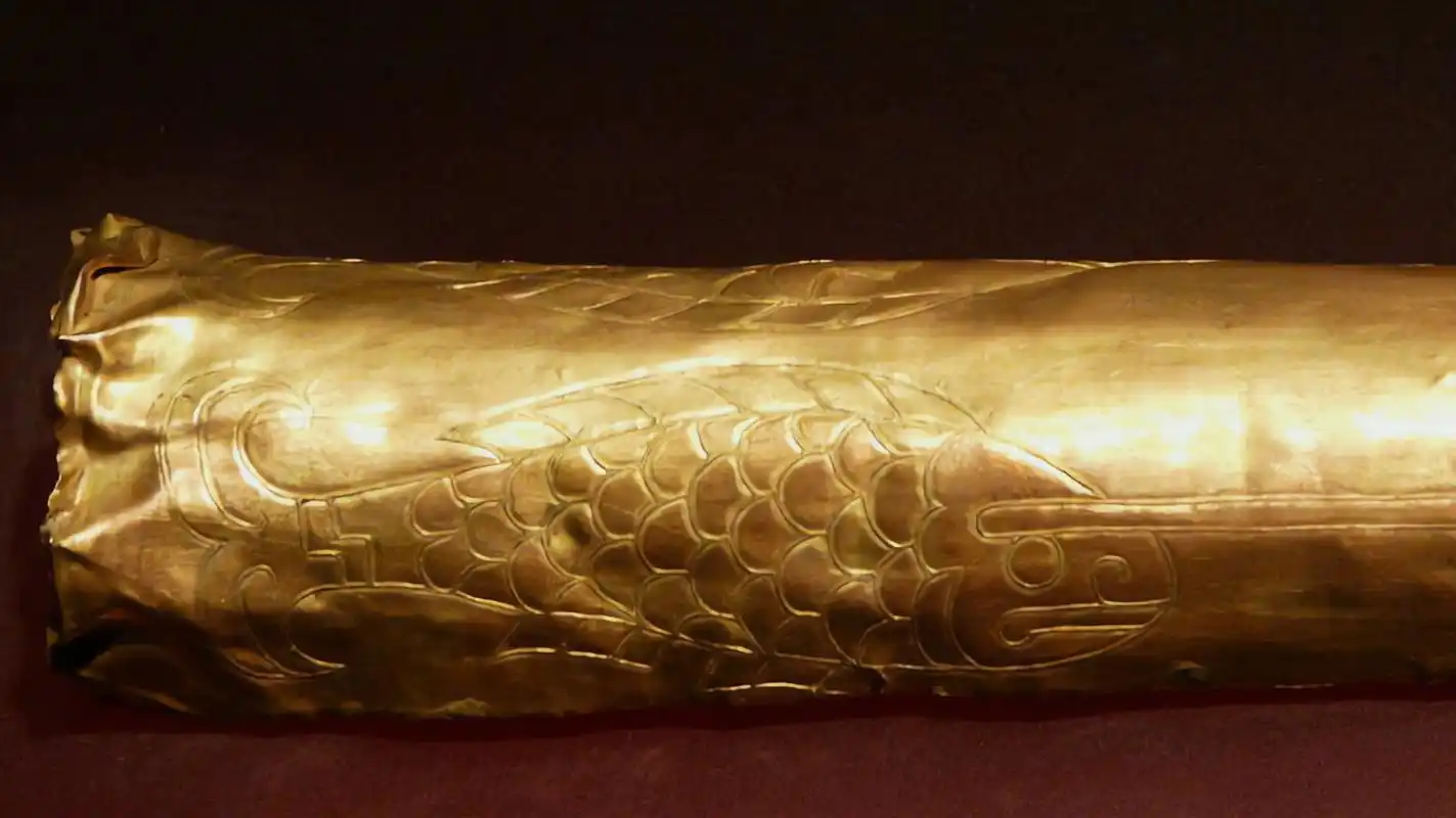 三星堆的黄金权杖,是跟古埃及学的吗