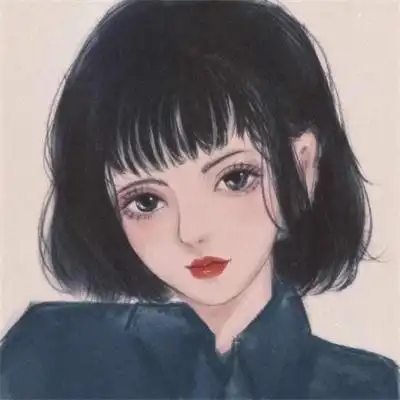 微信头像短发女手绘图片大全_女生头像_美头网