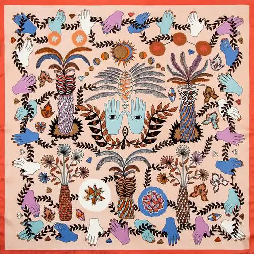 2020年新品秋冬韩版印花60方巾丝巾女小方巾百搭潮款秋冬礼品批发