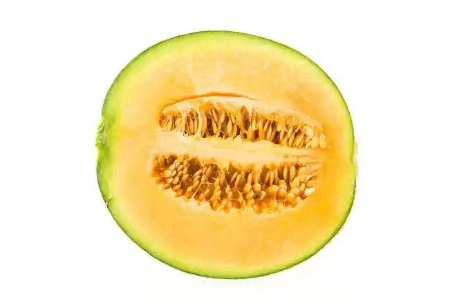 切开的哈蜜瓜图片