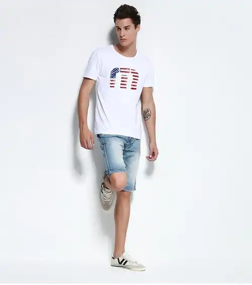 拓路者2015夏装纯棉短袖t恤男圆领半袖 原创意体恤衫男半截袖t恤