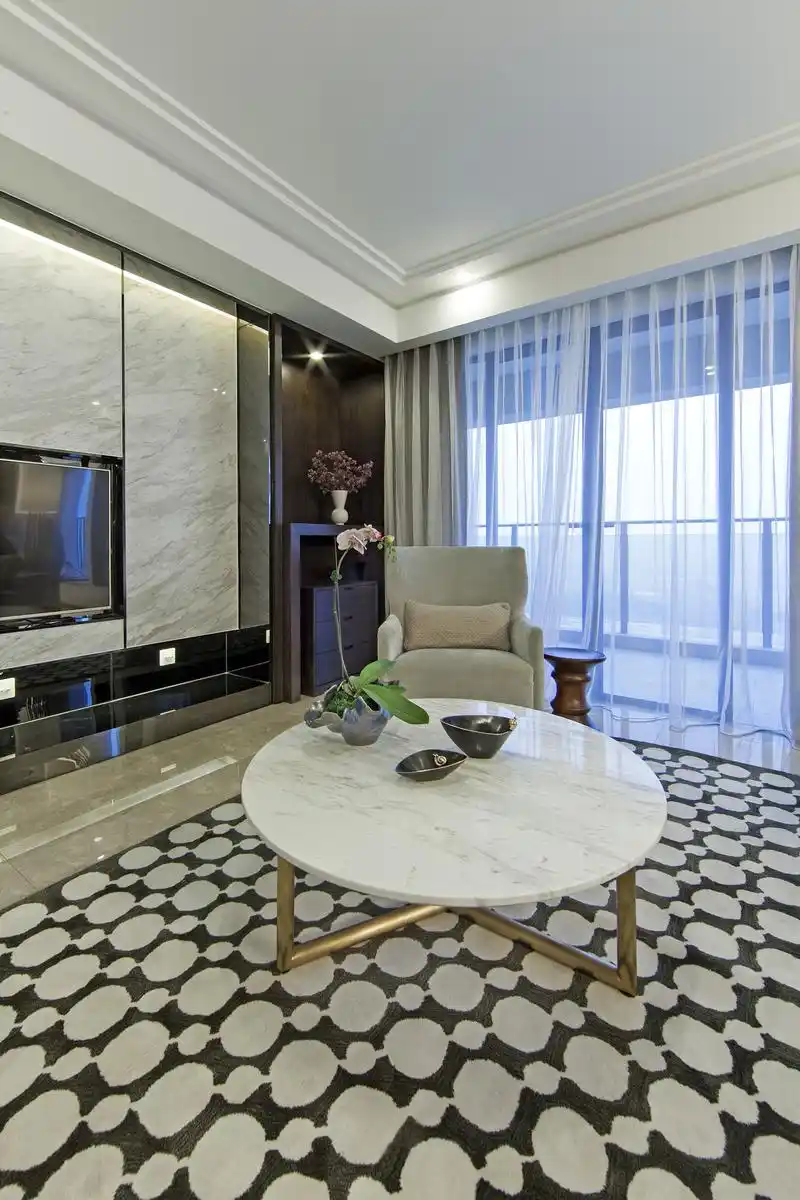 三室两厅两卫装修效果图现代简约