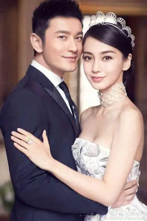 黄晓明撩妹婚纱照图片大全 4组黄晓明和baby杨颖kiss婚纱照样片