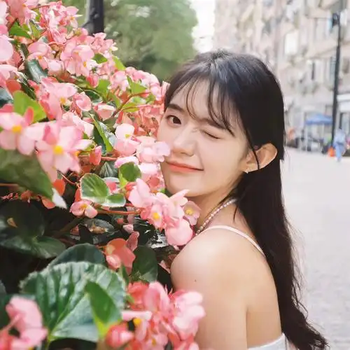 wechat小清新气质春天女生头像