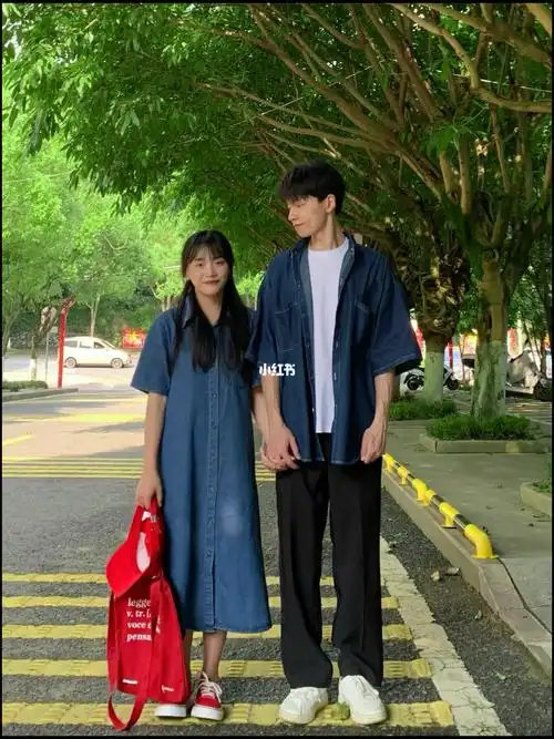 175150情侣简约牛仔系列穿搭06