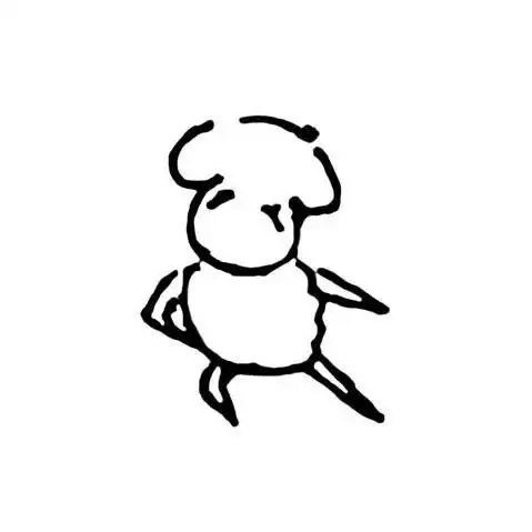 易只羊画法简笔画