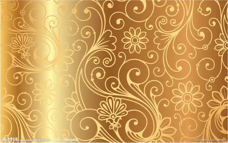 欧式金色花纹矢量图__花边花纹_底纹边框_矢量图库_昵图网nipic.com