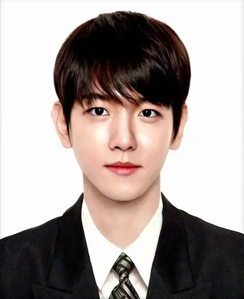 边伯贤证件照快拿去打印吧